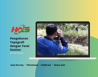 Pengukuran Topografi dengan Total Station